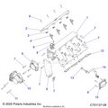 ENGINE: INTAKE MANIFOLD FUEL RAIL - 2024 POLARIS RZR PRO R PREMIUM