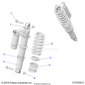 SUSPENSION: REAR SHOCK - 2024 POLARIS RZR 900 TRAIL SPORT