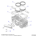 ENGINE: CYLINDER AND PISTON - 2023 POLARIS RZR XP 1000 PREMIUM