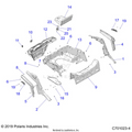 BODY: REAR RACK AND FENDERS - 2020 POLARIS RZR TRAIL S 900