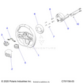 STEERING: WHEEL - 2022 POLARIS RZR PRO R ULTIMATE