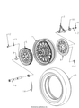 Tire Rear Whitewall by Polaris
