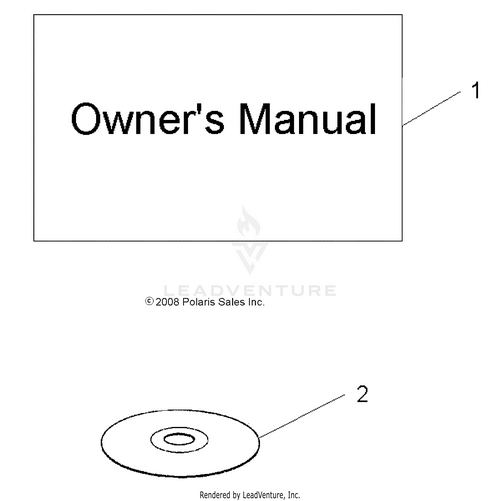 An Image of a Genuine Polaris Parts Schematic Diagram showing the schematic - REFERENCES: MANUAL and SETUP INFORMATION - 2018 POLARIS RZR 170