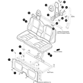 Seatback Support Left Bal Brz-Weld (For Havoc X Models Only) by Arctic Cat
