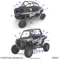 BODY: DECALS - 2021 POLARIS RZR XP TURBO