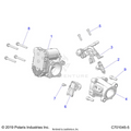 ENGINE: THROTTLE BODY AND FUEL RAIL - 2020 POLARIS RZR 570