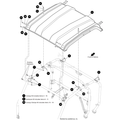 Hardware Canopy-Kit Includes Items 6 - 11 by Arctic Cat