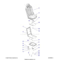 BODY: SEAT ASM. AND SLIDER - 2025 POLARIS RZR TRAIL S 1000 ULTIMATE