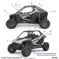 BODY: DECALS - 2024 POLARIS RZR PRO XP SPORT
