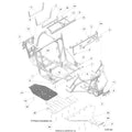 CHASSIS: MAIN FRAME AND SKID PLATES (2) - 2017 POLARIS RZR XP 1000
