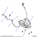 DRIVE TRAIN: FRONT GEARCASE MOUNTING - 2024 POLARIS RZR TRAIL S 1000 ULTIMATE