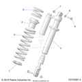 SUSPENSION: FRONT SHOCK MOUNTING STANDARD/PREMIUM - 2020 POLARIS RZR PRO XP
