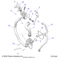 ENGINE: WATERPUMP AND BYPASS - 2023 POLARIS RZR XP 4 1000 SPORT
