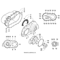 Clutch Cover Vtwin-Mach (Fly)Bypass-K by Arctic Cat