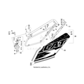 Rear Door Upper Decal Right-Mb by Arctic Cat
