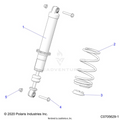 SUSPENSION: FRONT SHOCK - 2023 POLARIS RZR 900 TRAIL S