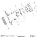 BRAKES: REAR CALIPER - 2020 POLARIS RZR S 4 1000