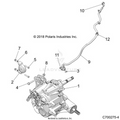 DRIVE TRAIN: MAIN GEARCASE MOUNTING - 2022 POLARIS RZR XP 1000 TRAILS & ROCKS