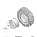 WHEELS: FRONT - 2026 POLARIS RZR XP S 4 1000 ULTIMATE