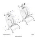 BODY: SEAT BELT MOUNTING REAR 6 POINT - 2026 POLARIS RZR PRO R 4 LE