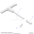 BODY: GRAB BAR PASSENGER - 2024 POLARIS RZR TRAIL S 1000 ULTIMATE