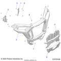 BODY: FRONT BUMPER - 2022 POLARIS RZR XP 1000 TRAILS & ROCKS
