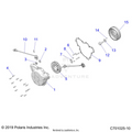 ENGINE: STATOR and COVER - 2025 POLARIS RZR 900 TRAIL S