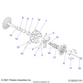 DRIVE TRAIN: PRIMARY CLUTCH - 2022 POLARIS RZR TRAIL S 1000 PREMIUM