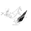 Door Panel W/ Decals-Wm-Left(Wc Sport Ltd) (Inc. 27-28) by Arctic Cat