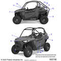 BODY: DECALS - 2024 POLARIS RZR 900 TRAIL SPORT