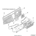 BODY: REAR CLOSEOFF - 2020 POLARIS RZR XP 4 1000
