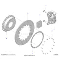 BRAKES: CALIPER AND BRAKE DISC REAR - 2026 POLARIS RZR PRO R RACE H.O.