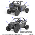 BODY: DECALS - 2025 POLARIS RZR PRO XP PREMIUM