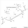 SUSPENSION: REAR STABILIZER BAR - 2019 POLARIS RZR XP TURBO S VELOCITY