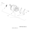BRAKES: CALIPER REAR - 2015 POLARIS RZR 170