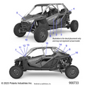 BODY: DECALS - 2024 POLARIS RZR PRO R 4 PREMIUM