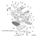 CHASSIS: MAIN FRAME AND SKID PLATES (2) - 2019 POLARIS RZR XP 1000