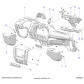 BODY: DASH LOWER - 2025 POLARIS RZR PRO XP PREMIUM