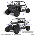 BODY: DECALS - 2024 POLARIS RZR XP 1000 SPORT