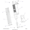 SUSPENSION: REAR SHOCK MOUNTING - 2023 POLARIS RZR PRO R 4 ULTIMATE TROY LEE DESIGNS