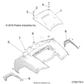 BODY: HOOD AND FRONT BODY WORK - 2020 POLARIS RZR 570