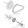 DRIVE TRAIN: SECONDARY CLUTCH - 2016 POLARIS RZR XP 4 1000
