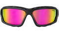PCH Convertible Goggle - Black - Crimson/Pink/Yellow Mirror Lens by Bobster