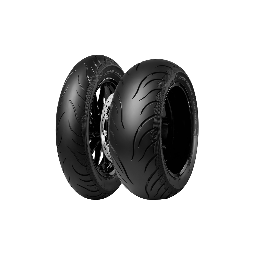 Front Tire Cobra Chrome 130/90-16 by Avon Tyres Witchdoctors