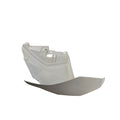 White plastic right-hand hood assembly with angular design and mounting points for Can-Am Maverick models.