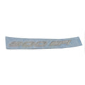 Faded gray curved decal with raised "800 EFI" text designed for Polaris hood on right side.