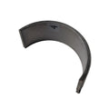 Semi-circular metallic bearing shell with smooth inner surface and dark finish.