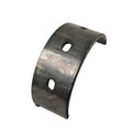 Metal curved bearing main upper with two oval mounting holes on a white background.