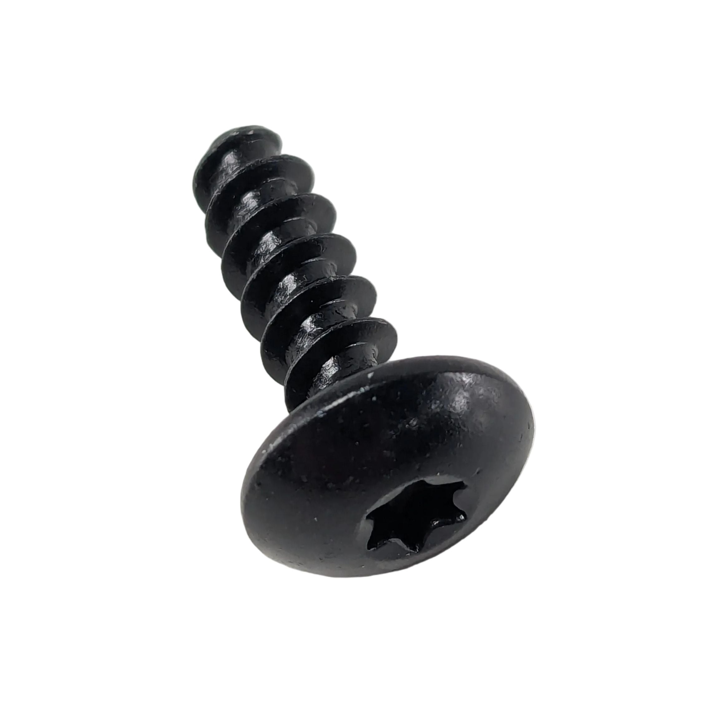 Black Torx screw with a wide flat head and threaded shaft, size K50 x 16.