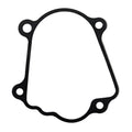 Black rubber transmission gasket with irregular rounded shape and five mounting holes.
